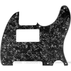 3PLY BLACK PEARL HUMBUCKER PICKGUARD FOR USA MIM STANDARD FENDER TELECASTER TELE