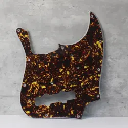 VINTAGE JAZZ BASS PICKGUARD FOR USA FENDER - BROWN TORTOISE SHELL V2