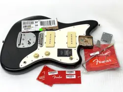 ALNICO V FENDER JAZZMASTER LOADED BODY PLAYER II SERIES BLACK ELECTRIC GUITAR JM