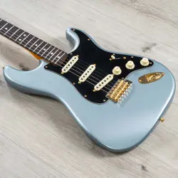 MINT FENDER CS LTD 1965 DUAL-MAG STRAT JOURNEYMAN RELIC GTR. ICE BLUE METALLIC