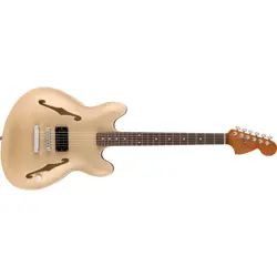 MINT FENDER TOM DELONGE STARCASTER GUITAR, ROSEWOOD FRETBD, SATIN SHORELINE GOLD