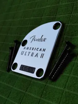 FENDER ~ AMERICAN ULTRA II STRATOCASTER OR TELECASTER ~ CONTOURED NECK PLATE USA