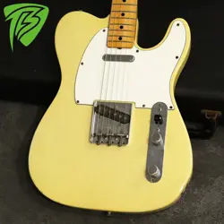 FENDER 1973 TELECASTER WHITE BLONDE USED ELECTRIC GUITAR