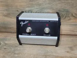 FENDER 2 BUTTON FOOT SWITCH CHANNEL SELECT CHORUS MADE IN USA