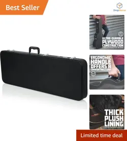 HARD-SHELL WOOD CASE FOR FENDER STRAT/TELE ELECTRIC GUITARS - 42.625