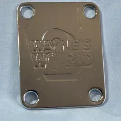 FENDER WAYNE’S WORLD STRATOCASTER NECK PLATE 1992 RARE