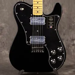 FENDER/AMERICAN VINTAGE II 1975 TELECASTER DELUXE MAPLE FINGERBOARD BLACK V13838
