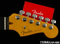 FENDER AMERICAN ULTRA II STRATOCASTER STRAT, NECK & LOCKING TUNERS, EBONY