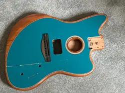 FENDER AMERICAN ACOUSTASONIC JAZZMASTER GUITAR BODY BLUE
