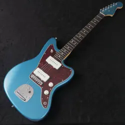 FENDER FSR COLLECTION HYBRID II JAZZMASTER SATIN LAKE PLACID BLUE WITH MATCHING