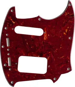 KURT COBAIN MUSTANG FENDER GUITARIST: 4-PLY RED TORTOISE MODEL