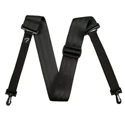 GENUINE FENDER ADJUSTABLE NYLON BANJO STRAP - BLACK - MADE IN CANADA