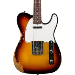 FENDER CUSTOM SHOP 61 TELECASTER HEAVY RELIC ELECTRIC GUITAR 3-COLOR SUNBURST