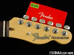 FENDER AMERICAN PERFORMER TELECASTER NECK & TUNERS TELE MODERN C RW, ROSEWOOD.