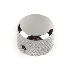 MINT FENDER AMERICAN VINTAGE '62 JAZZ BASS UPPER CONTROL KNOB, CHROME