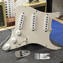 2002 FENDER HIGHWAY ONE STRAT PRE-WIRED GUITAR USA PICKUPS LOADED PICKGUARD