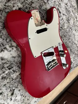 SQUIER / FENDER TELECASTER GUITAR BODY - TORINO RED - PROJECT - HUMBUCKER