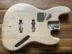 VINTAGE FENDER BASS JAZZ BODY  USA MID 60S WITH NECK PLATE