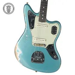 2024 FENDER CUSTOM SHOP '65 JAGUAR HEAVY RELIC FADED OCEAN TURQUOISE