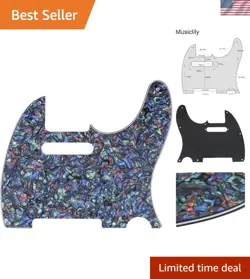 ELEGANT ABALONE PEARL 8-HOLE TELECASTER PICKGUARD FOR FENDER ELECTRIC GUITARS