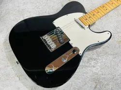 FENDER AMERICAN STANDARD TELECASTER USED ASH BODY BLACK W/SOFT CASE