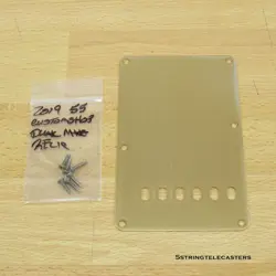 FENDER CUSTOM SHOP 55 RELIC STRATOCASTER TREMOLO COVER BACK PLATE GOLD ANODIZED