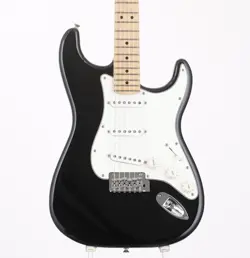 ELECTRIC GUITAR FENDER MEXICO PLAYER STRATOCASTER  MAPLE FINGERBOARD BLACK USED