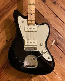 FENDER MADE IN JAPAN HYBRID II JAZZMASTER BLK MAPLE FRETBOARD 2022