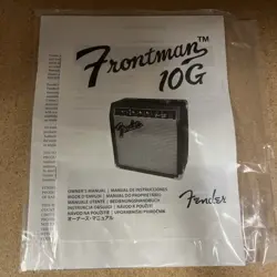 FENDER FRONTMAN 10G 10W GUITAR COMBO AMP BLACK