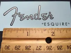 FENDER ESQUIRE WATERSLIDE
