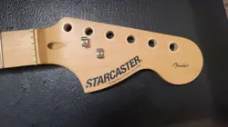 STARCASTER STRAT BY FENDER GUITAR NECK, MAPLE FRETBOARD, BACK PLATE, SCREWS