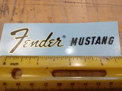 MUSTANG WATERSLIDE DECAL