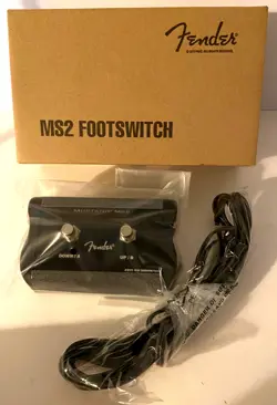 NEW FENDER MUSTANG MS2 2 BUTTON FOOT SWITCH 1/4