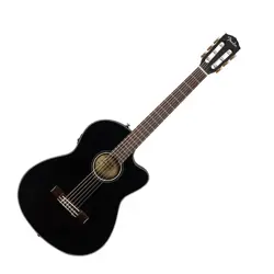 FENDER CN-140SCE NYLON THINLINE BLK WN ELECTRIC CLASSICAL GUITAR SAFE DELIVERY F