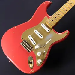 FENDER CUSTOM SHOP 1956 STRATOCASTER RELIC USED ASH BODY FIESTA RED W/HARD CASE