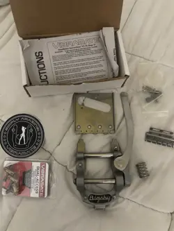 VIBRAMATE BIGSBY B5 VIB STRING SPOILER SADDLES 4 VINTAGE FENDER TELE BRIDGE FULL