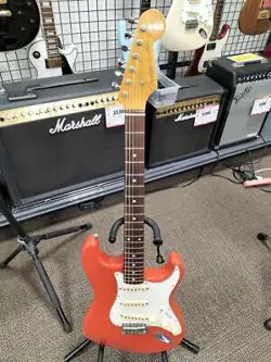 FENDER JAPAN ST62 FIESTA RED ELECTRIC GUITAR SAFE DELIVERY FROM JAPAN