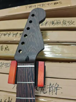 STAINLESS 22 FRETS STRAT GUITAR NECK WENGE FRETBOARD NITRO SATIN FOR FENDER ST