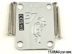 USA FENDER ERIC JOHNSON STRAT SER # NECK PLATE, STRATOCASTER GUITAR SERIAL #