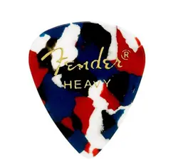 FENDER 351 SHAPE CONFETTI HEAVY PICK GUITAR PICK FREE SHIPPING FROM JP #2507_086