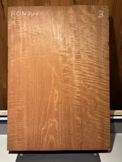 FLAMED HONDURAN MAHOGANY GUITAR BODY BLANK, GIBSON, FENDER