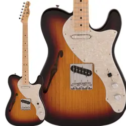 FENDER MADE IN JAPAN HERITAGE 60S TELECASTER THINLINE MAPLE 3-COLOR #GG8J4