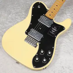 FENDER VINTERA II 70S TELECASTER DELUXE WITH TREMOLO MAPLE VINTAGE WHITE #GGARJ
