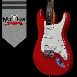 2011 FENDER CUSTOM SHOP 1962 STRATOCASTER RELIC DAKOTA RED 7.50 LBS