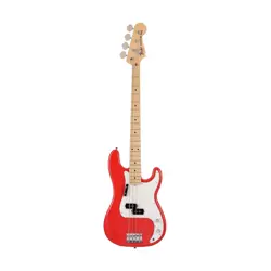 FENDER JAPAN LIMITED INTERNATIONAL COLOR PRECISION BASS ELECTRIC GUITAR, MAPLE