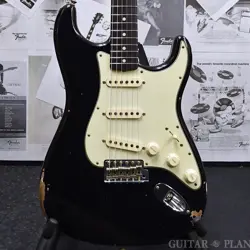 FENDER CUSTOM SHOP GUITAR PLANET EXCLUSIVE 1963 STRATOCASTER RELIC -AGED BLACK-