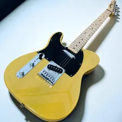 SQUIER FENDER LEFT-HANDED TELECASTER ELECTRIC GUITAR WITH SOFT CASE RARE