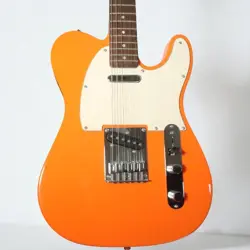 SQUIER AFFINITY TELECASTER COMPETITION ORANGE ELECTRIC GUITAR WITH FENDER CASE