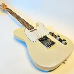 SQUIER BY FENDER TELECASTER ELECTRIC GUITAR OLYMPIC WHITE WITH SOFT CASE
