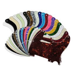TELE TELECASTER PICKGUARD SCRATCH PLATE FOR FENDER GUITAR USA MEX FIT 21 COLOURS